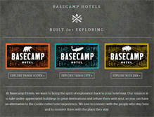 Tablet Screenshot of basecamphotels.com